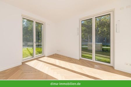 Luxus-Whg. am Park mit hochwertigen Materialien, Einbauküche, Kamin, Terrasse, Tiefgarage u.v.m. - Photo 2