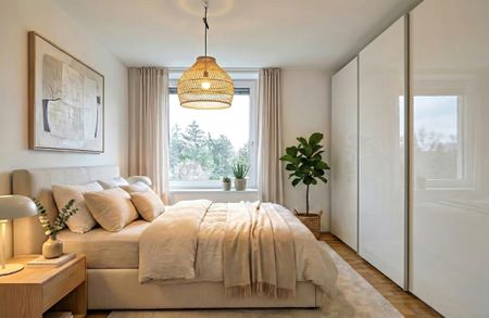 Sonnige Balkonwohnung mit Gartenblick - Photo 5