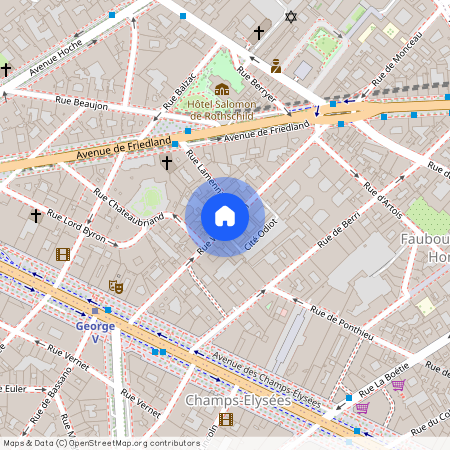 Rue Washington, Francja, Paris