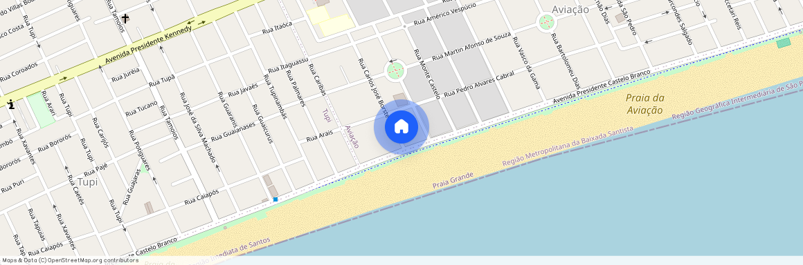 Rua Carlos José Borstens, 52 - Aviação, Praia Grande - SP