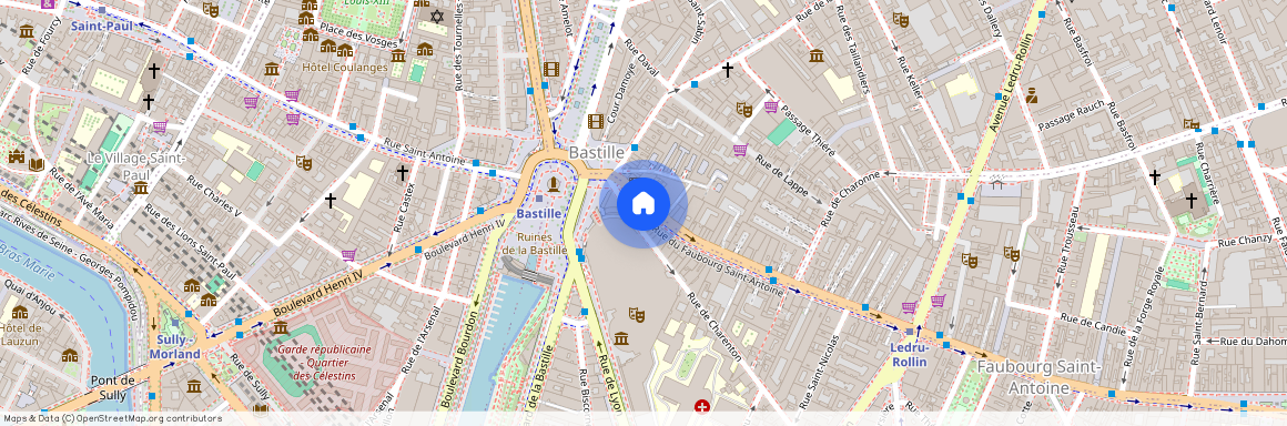 Appartement à louer rue du Faubourg Saint Antoine, Paris 12ème