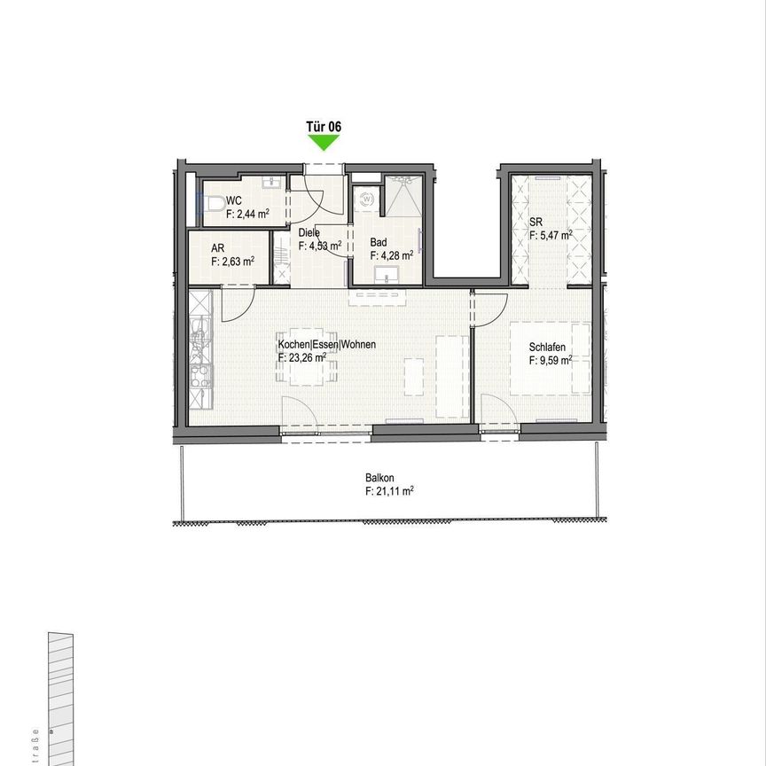 Schöne 2-Zimmer-Wohnung mit Balkon - Provisionsfrei! - Photo 2