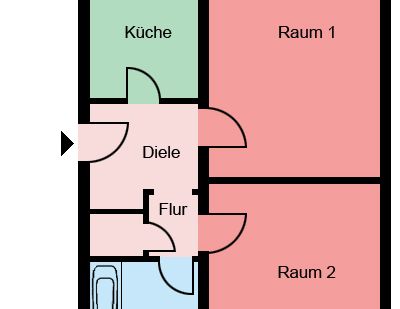 2-Zimmer-Wohnung in Kamen Mitte - Foto 1