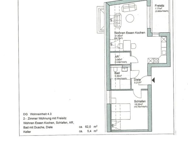 Neubau-Dachgeschosswohnungen mit Fahrstuhl - Photo 1