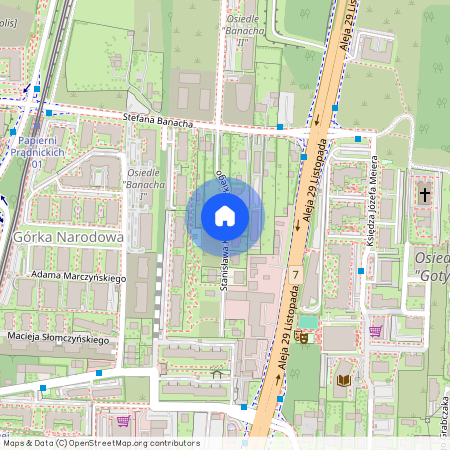 ul. Stanisława Kostki Potockiego, Górka Narodowa, Prądnik Biały, Kraków, małopolskie