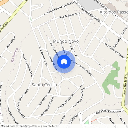Rua Luciana Monteiro, Santa Cecília, Juiz de Fora, MG, 36026210