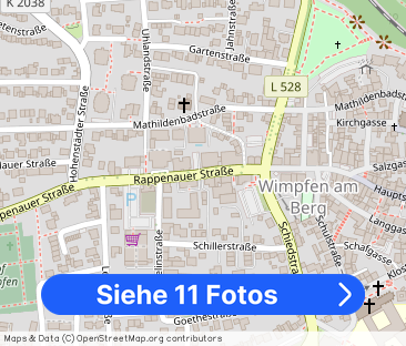 3,5-Zimmer-Wohnung mit EBK in historischer Altstadt von 74206 Bad W... - Foto 1