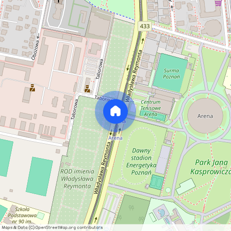 ul. Władysława Reymonta, Łazarz, Grunwald, Poznań, wielkopolskie