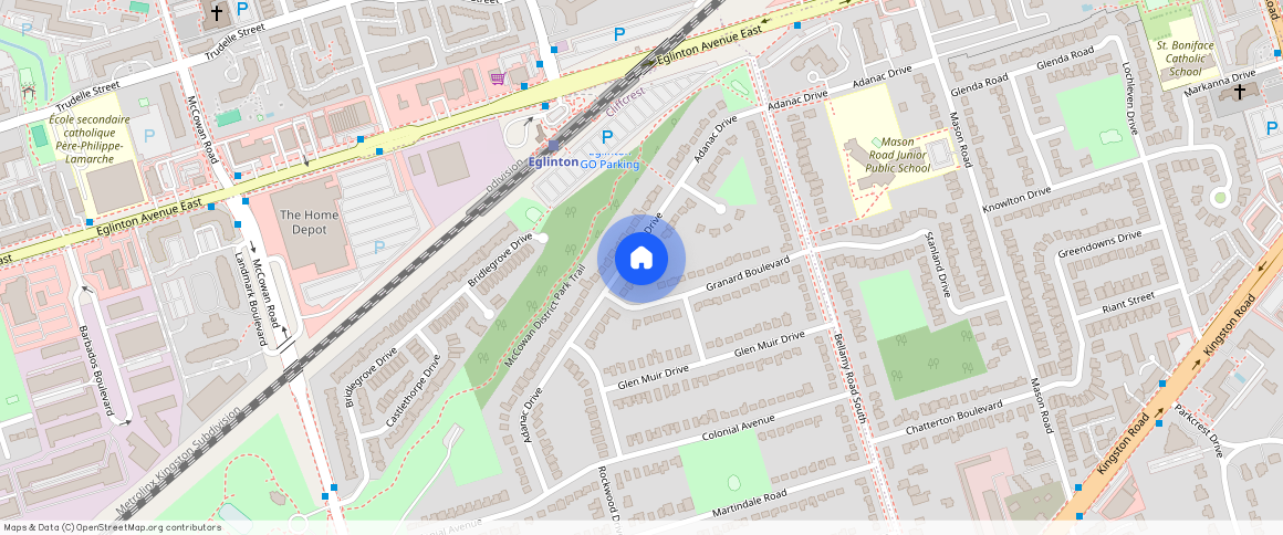 ** Adanac Drive Unit# Bsmt, Toronto