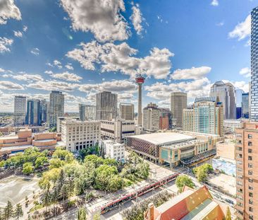 Amazing Downtown View of Spacious 1-bedroom/bath Suite | 221 6 Ave SE, Calgary - Photo 1