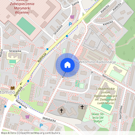 ul. Konwaliowa, Witomino-Radiostacja, Gdynia, pomorskie