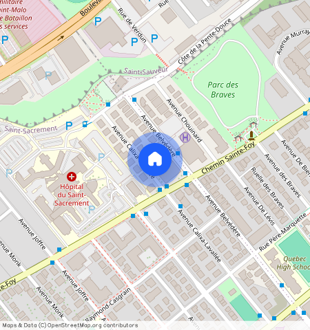 ** Avenue Calixa-Lavallée, Québec, Québec, Capitale-Nationale, G1S 3G7