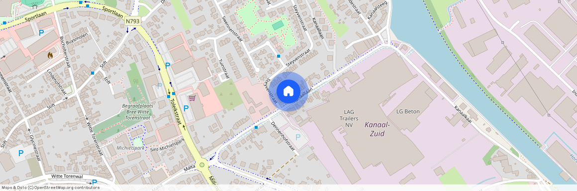 Kanaallaan, 43, 2/1, 3960, Bree