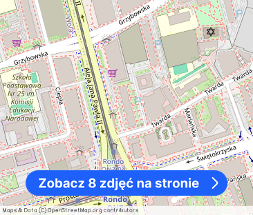 2-pok. 27m², JP II 20, W-wa. Centrum, wyposażone. 2500zł/mc + media... - Zdjęcie 1