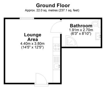 Studio to rent - Photo 6