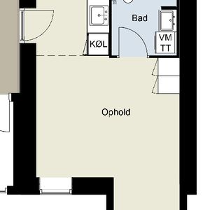 Lækker 1-værelses lejlighed midt i Odense - Photo 2