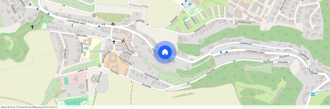 Podbaba, Lysolajské údolí, Praha