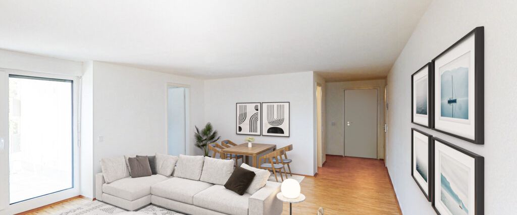 Großzügige 3-Zimmer-Wohnung mit zwei Duschbädern und Loggia - Photo 1