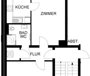 komplett modernisierte 2-Zimmer Wohnung in Haspe - Foto 4