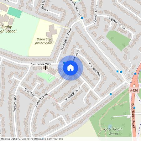 Cymbeline Way, Woodlands, Rugby