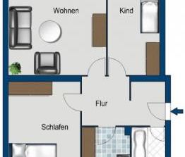 Charmante 3-Zimmer-Wohnung: Frisch modernisiert und bereit zum Einzug! - Foto 2