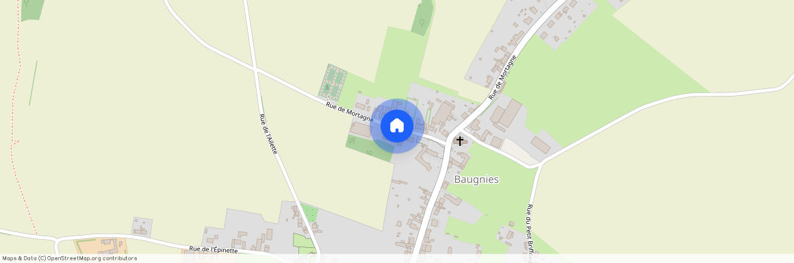 Rue de Mortagne, 55 - 7604 Baugnies