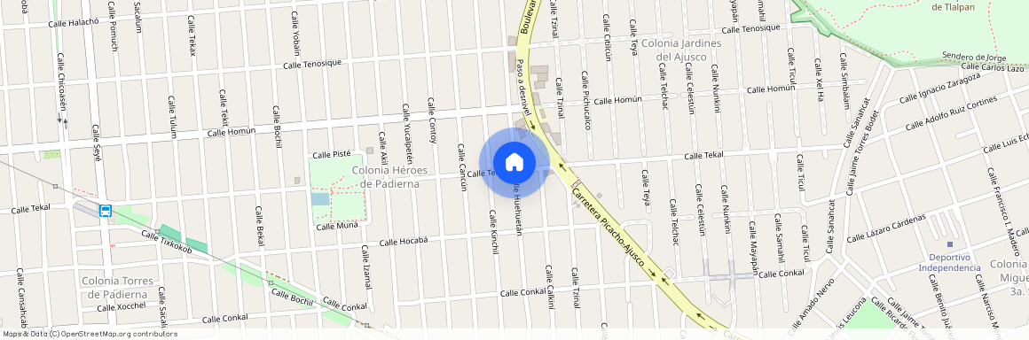 Calle Tekal & Huehuetán, Territorio Torres, Héroes de Padierna, 14208 Ciudad de México, CDMX, Colonia Colinas del Ajusco, C.P. 14208, Df / Cdmx