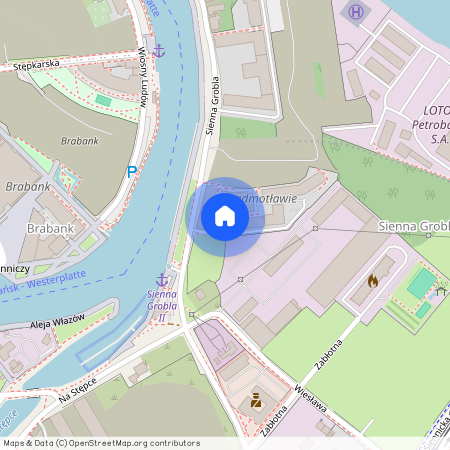 ul. Sienna Grobla, Śródmieście, Gdańsk, pomorskie