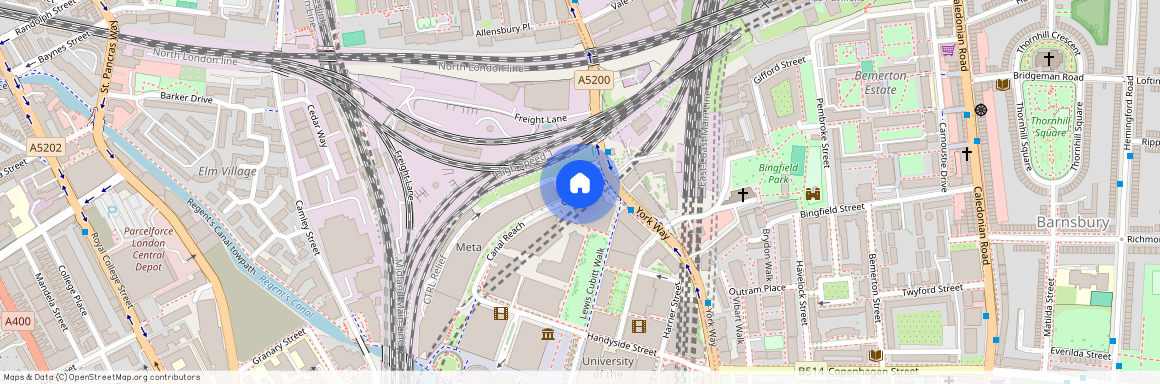 Canal Reach, London N1C 4BD, United Kingdom