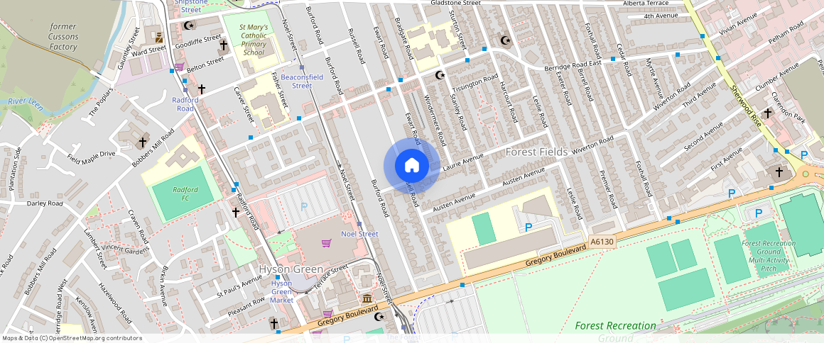 ** Laurie Avenue, Nottingham, NG7 6PG