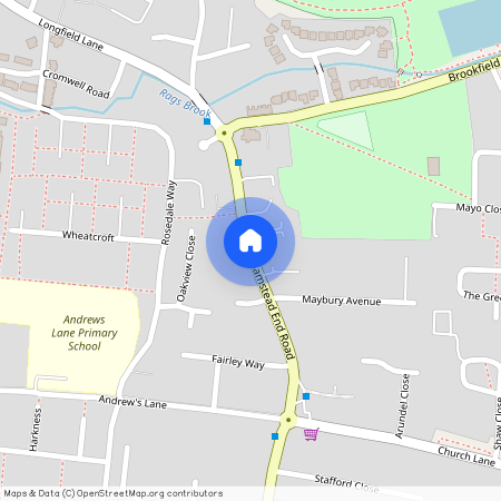 Flamstead End Road, Cheshunt, Waltham Cross, Hertfordshire, EN8