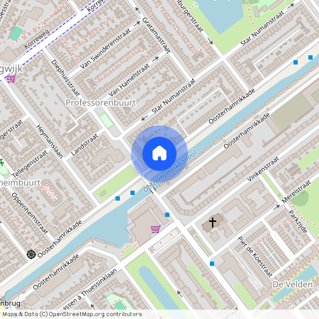 Professorenbuurt, 9714 BG, Oosterhamrikkade, Groningen