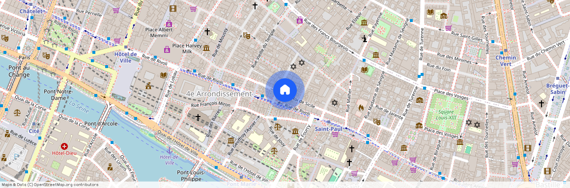 Building Rue du Roi de Sicile - checkmyguest - 1350215, Rue du Roi de Sicile, Paris