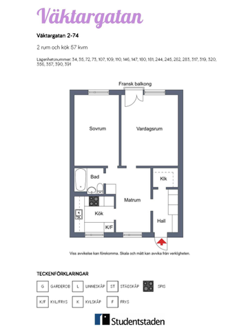 Väktargatan 64 D, 75422, Uppsala - Foto 3