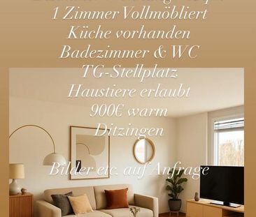 Möbliertes Zimmer in Ditzingen zur Zwischenmiete bis 28. Januar - Foto 1