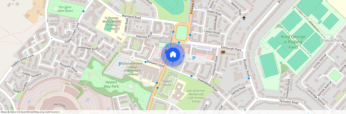 Princess Elizabeth Way, Cheltenham, GL51