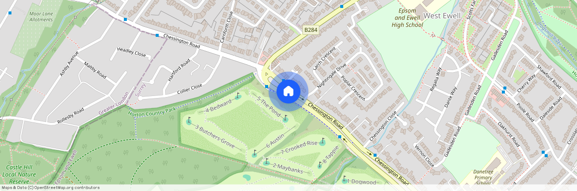 Chessington Road, West Ewell, Surrey, KT19