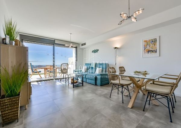 Luxury modern apartment in Sierra Cortina, Finestrat, Benidorm, Alicante