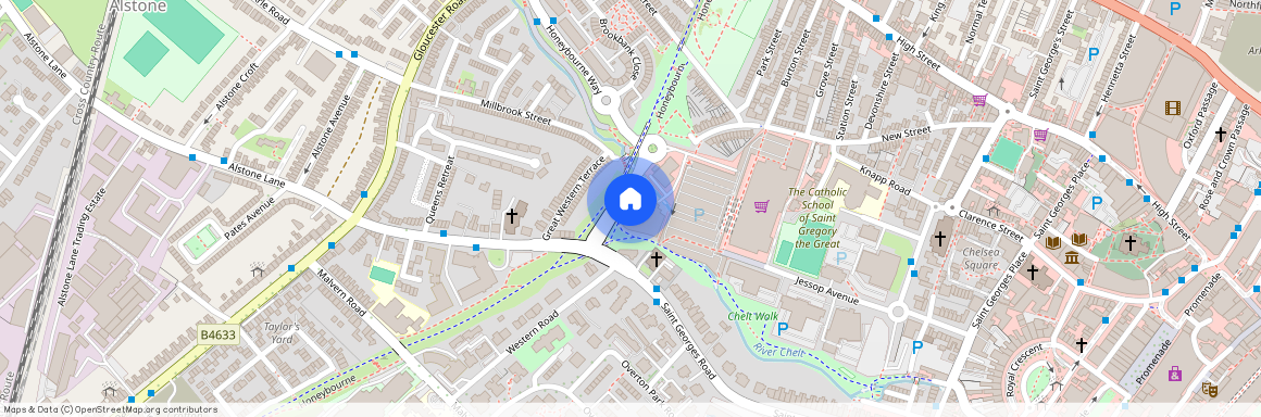 St James Walk, Cheltenham, Gloucestershire, GL50