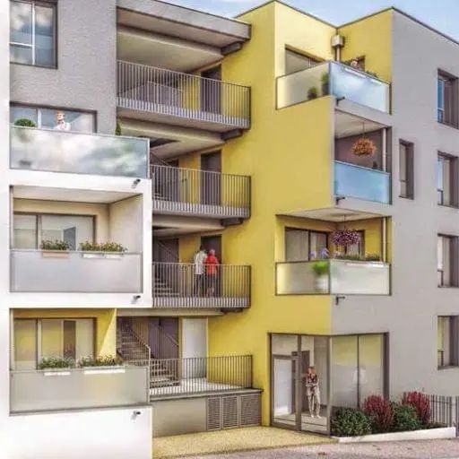 Appartement à louer 3 pièces 59.33m² - Photo 2