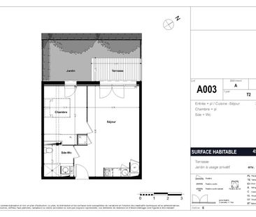 Location Appartement 2 pièces 45m² ST JORY 31790 - Photo 2