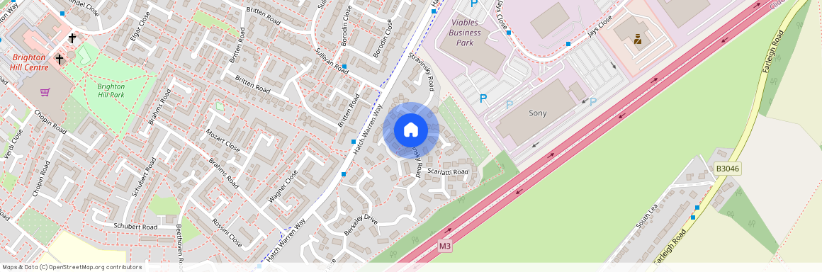 Stravinsky Road, Basingstoke, Hampshire, RG22