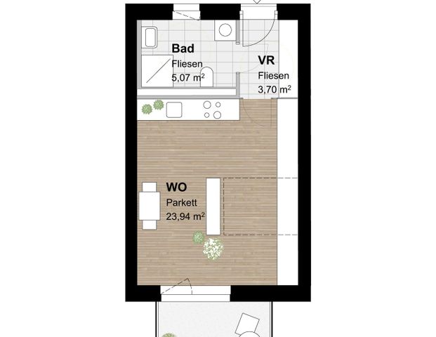 Geförderte Neubauwohnung mit Balkon - Photo 1