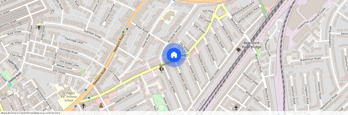 CF24 1QF Adamsdown, Wales, Cardiff