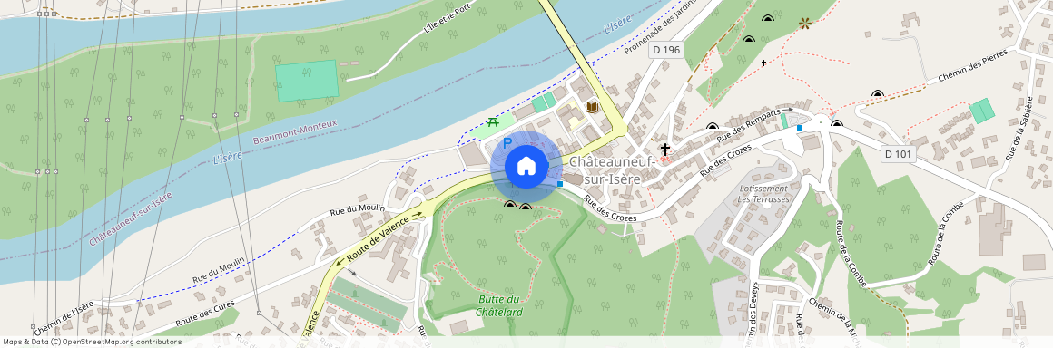 DROME (26), - AUVERGNE-RHÔNE-ALPES, CHATEAUNEUF SUR ISERE (26300)