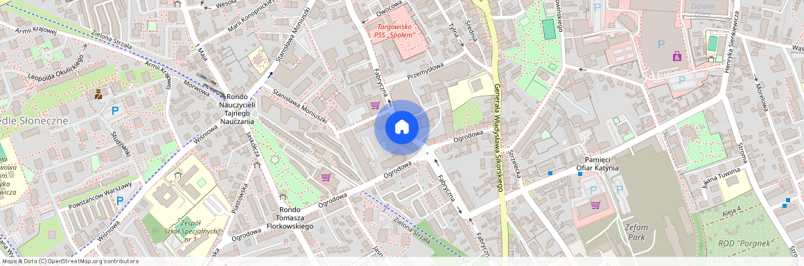 ul. Fabryczna, Centrum, Zielona Góra, lubuskie