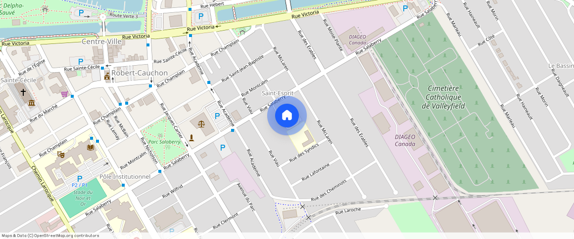 ** Rue Salaberry Ouest, Salaberry-de-Valleyfield, Salaberry-de-Valleyfield, Montérégie, J6T 4W5