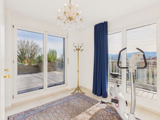 Furnished 3.5-room penthouse apartment with large terrace and fantastic view over the Limmattal - Photo 1