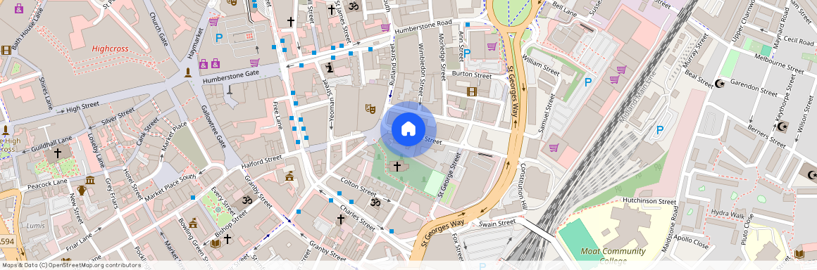 Queen Street, Leicester, Leicestershire, LE1