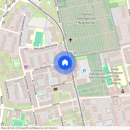 ul. Jana Długosza, Młynów, Wola, Warszawa, mazowieckie